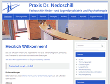 Tablet Screenshot of nedoschill.de